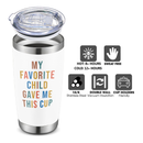 Gifts For Mom From Daughter, Son, Husband, Gifts For Mom From Son, Good Mom Gifts - Gifts For Moms Birthday, Mother's Day Presents - 20 Oz Mom Tumbler