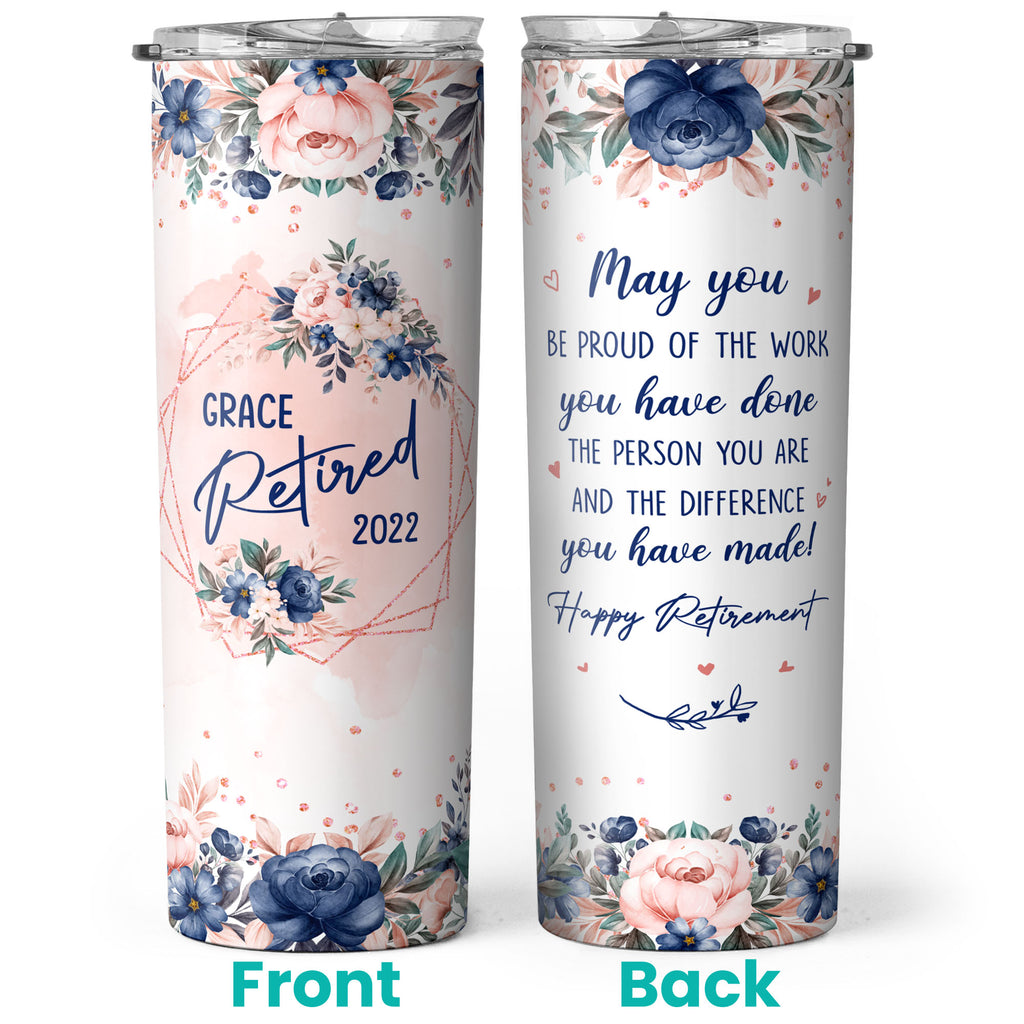 Happy Retirement To The Best Teacher Ever - Personalized Tumbler