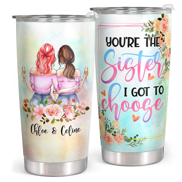 Customized Tumbler for Tumbler Best Friend, Custom Friends Tumbler 20 oz,  Sister 