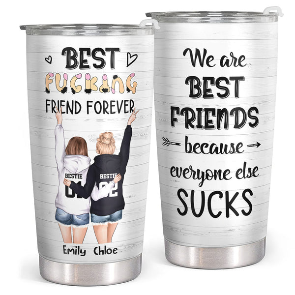Best Friend Gift Ideas - Personalized Custom Tumbler - Christmas Birthday Gift For Bestie, BFF