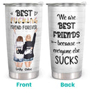 Best Friend Gift Ideas - Personalized Custom Tumbler - Christmas Birthday Gift For Bestie, BFF