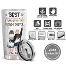 Best Friend Gift Ideas - Personalized Custom Tumbler - Christmas Birthday Gift For Bestie, BFF