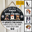 Pawzity Do Not Knock Sign, Funny Signs, Dog Mom Gifts, It Upsets The Baby Which Upsets Mom , Dog Mom Gifts