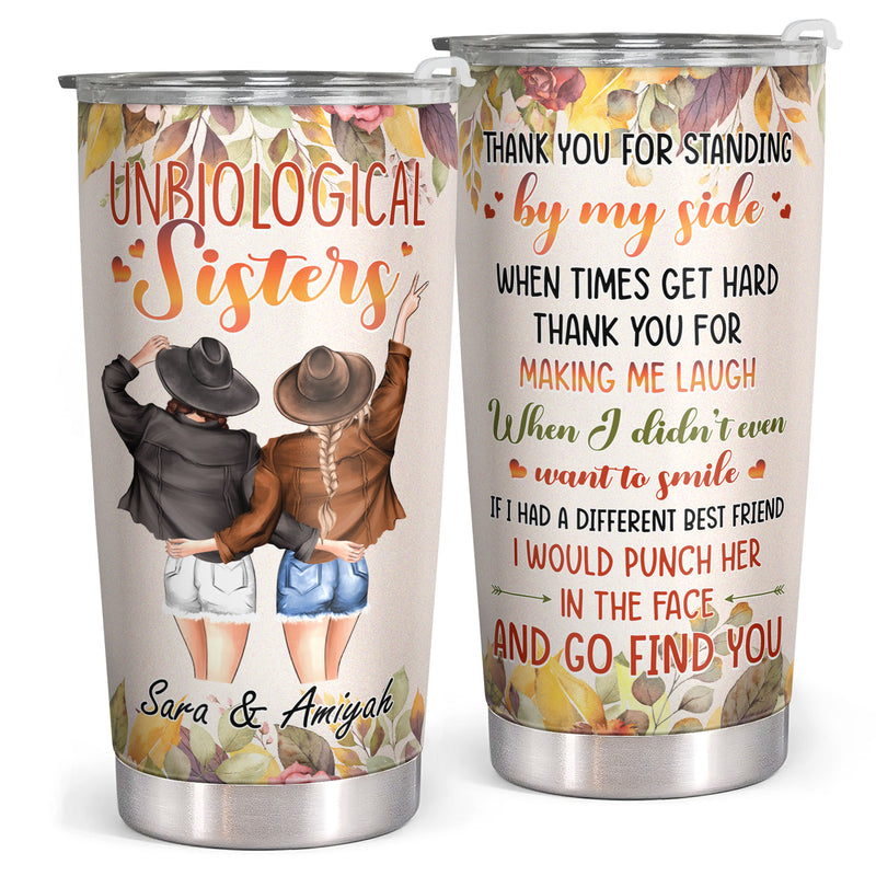 Custom Friendship Gifts - Best Friend Gifts, Happy Birthday To My Bestie, BFF - Personalized Fall Tumbler