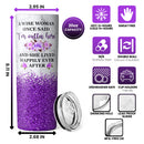 Retired 2022 - A Wise Woman Once Said "I'm Outta Here" - Personalized Skinny Tumbler - Retirement Gift For Women