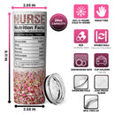 Nana - Personalized Skinny Tumbler - Custom Floral Tumbler - Birthday Gift For Grandma from Grandkids