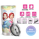 Custom Friendship Gifts for Bestie, BFF - Beach Best Friend Birthday Gifts - Personalized Tumbler