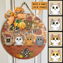 Pawzity Fall Wecome Door Signs, Leopard Custom Wooden Signs, Love Fall Ya'll