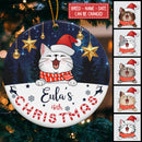 Christmas - Starry Night - Personalized Cat Christmas Ornament