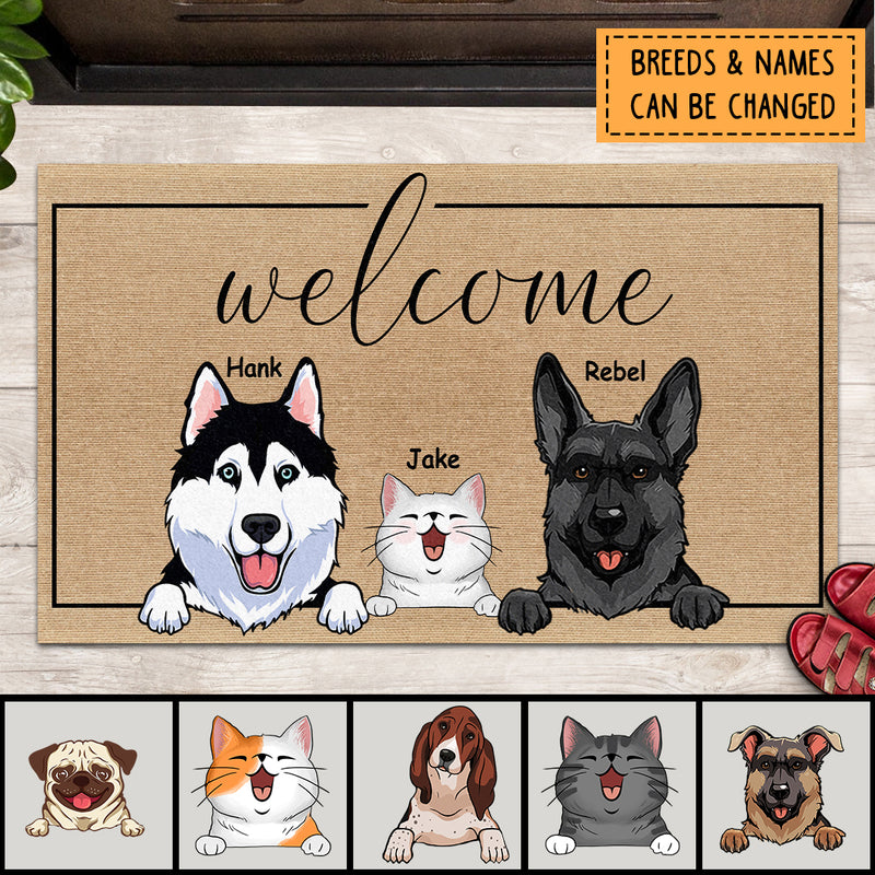 Pawzity Funny Welcome Mat, Gifts For Pet Lovers, Personalized Housewarming Gifts
