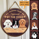 Pawzity All Guests Must Be Approved By The Dogs Signs, Gifts For Dog Lovers, Welcome Sign For Front Door , Dog Mom Gifts