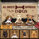 Pawzity Personalized Doormat, Gifts For Dog Lovers, All Guests Must Be Approved By The Dogs Outdoor Door Mat