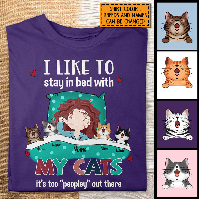I Love My Girlfriend And My Cat T-Shirt 