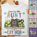 I Have Two Titles Aunt And Cat Mom Cute Personalized Shirt