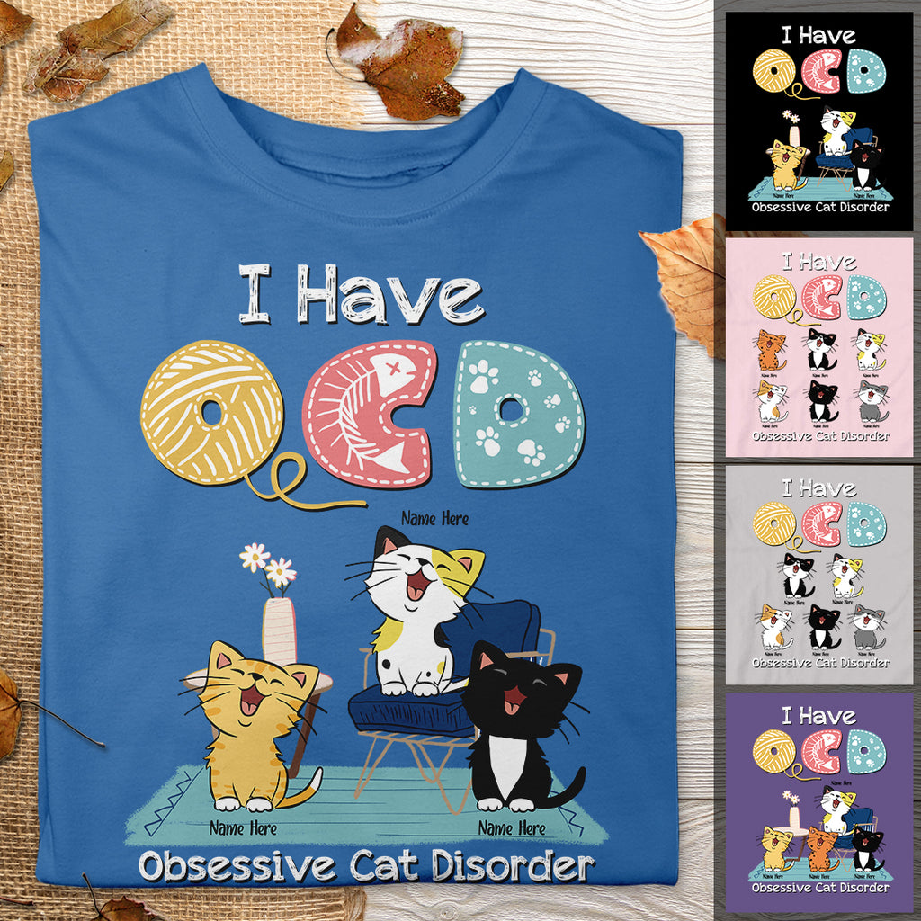 Obsessive cat disorder top t shirt