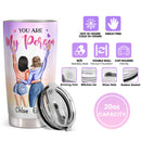 You Are My Person - Our Laughs Are Limitless - Personalized Custom Tumbler - Birthday Gift For Best Friend, Bestie, BFF
