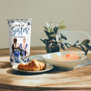 You're The Sister I Got To Choose - Personalized Custom Floral Tumbler - Birthday Gift For Bestie, Best Friend, Sister