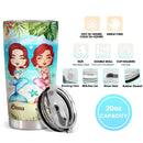 Custom Friendship Gifts - Best Friend Gifts, Happy Birthday To My Bestie, BFF - Personalized Tumbler