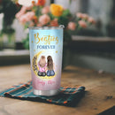 Friendship Best Friend Gifts, Happy Birthday Bestie, BFF - Good Friends Are Like Stars - Personalized Tumbler
