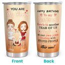 You Are My Person - Happy Best Friend Birthday Gifts - Personalized Custom Bestie Tumbler