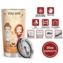 You Are My Person - Happy Best Friend Birthday Gifts - Personalized Custom Bestie Tumbler