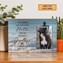 You Were My Hardest Goodbye, Pet Memorial, Personalized Pet Name Photo Clip Frame, Pet Loss Gifts, Sympathy Gifts