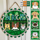 St. Patrick's Day Custom Wooden Signs, Gifts For Pet Lovers, Front Door Decor
