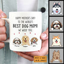 Personalized Dog Breeds Mug, Gifts For Dog Moms, To The World's Best Dog Mom We Woof You, Gifts For Mother's Day