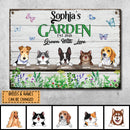 Pawzity Metal Garden Sign, Gifts For Pet Lovers, Grown With Love Plant & Butterfly Personalized Housewarming Gifts