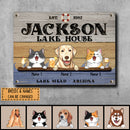 Pawzity Metal Lake House Sign, Gifts For Pet Lovers, Lake mead Arizona Welcome Signs, Custom Housewarming Gifts