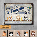 Pawzity Metal Pool Signs, Gifts For Pet Lovers, Poolside Good Friends Good Times Enjoy Relax Laugh
