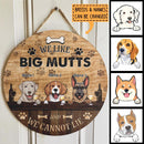 ﻿Pawzity Custom Wood Signs, Gifts For Dog Lovers, We Like Big Mutts And We Can Not Lie Personalized Housewarming Gifts , Dog Mom Gifts