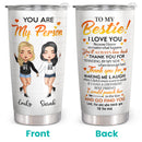 You Are My Person - Our Laughs Are Limitless - Personalized Custom Tumbler - Birthday Gift For Best Friend, Bestie, BFF